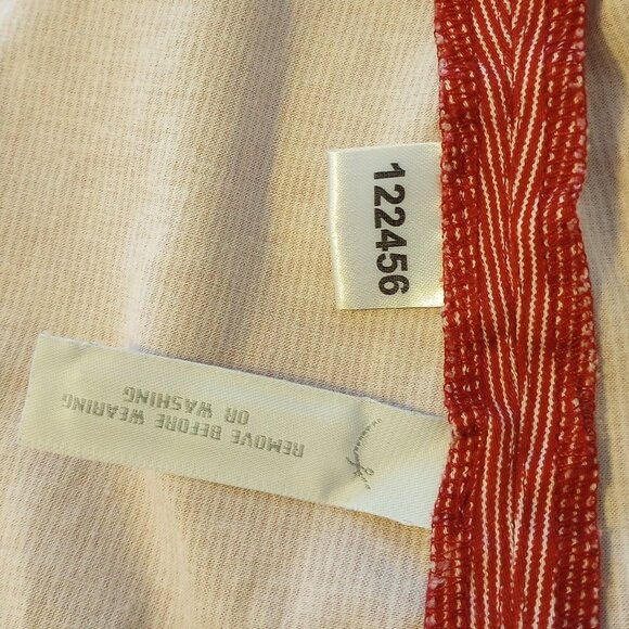 Ann Taylor Factory Red Pinstripe Skirt - Picture 11 of 11